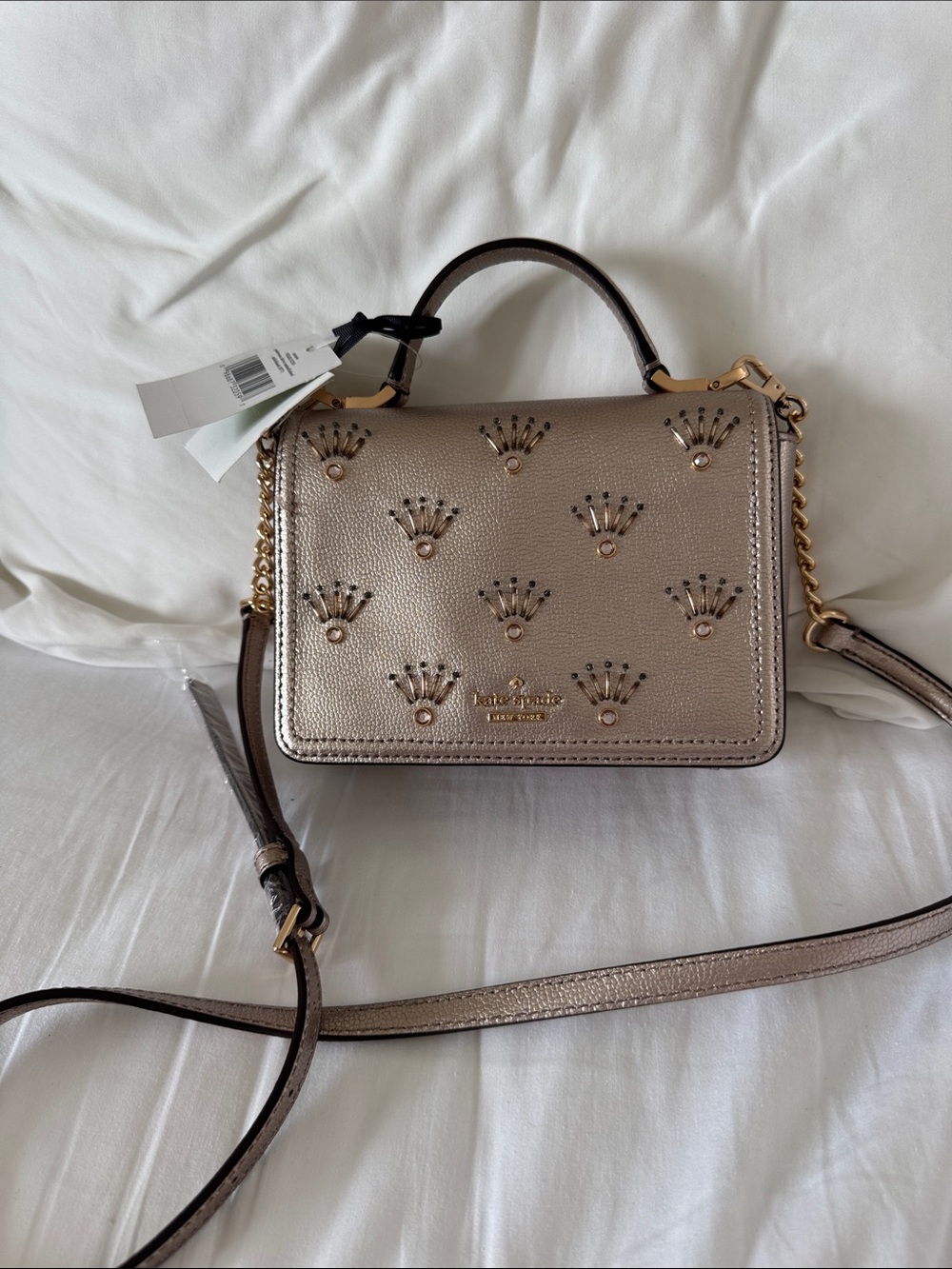 Kate spade maisie patterson drive embellished crossbody bag purse NWT